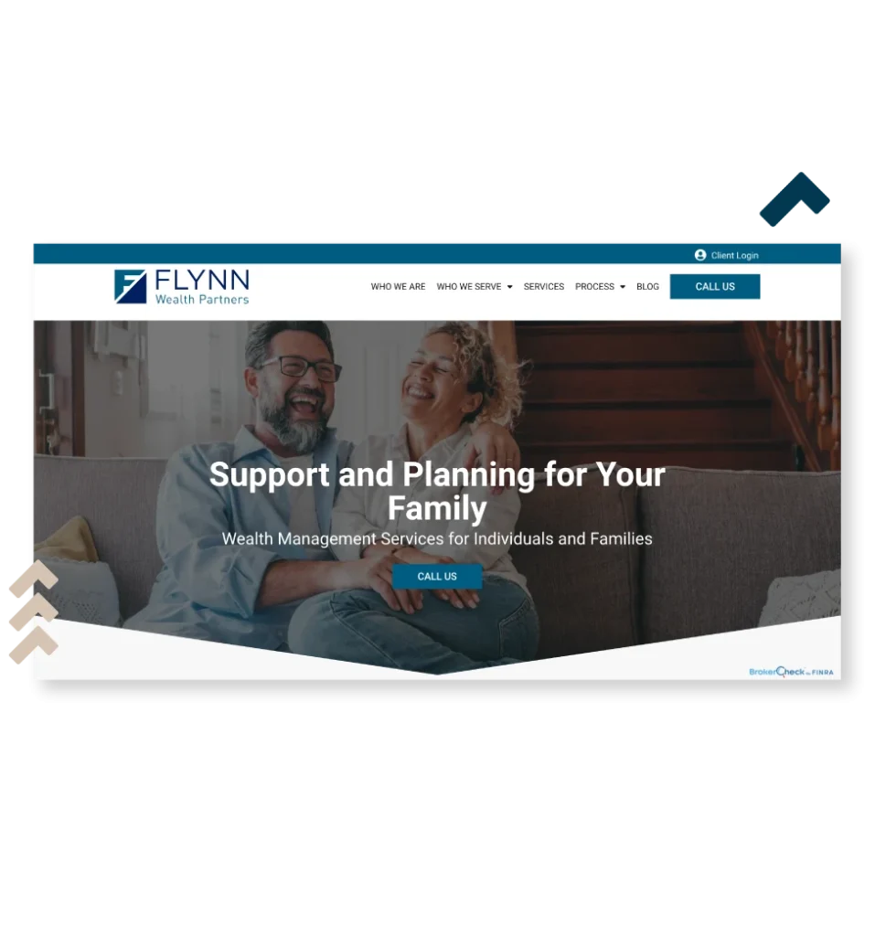 Flynn Wealth Partners website. Written and designed by Hughes Integrated.